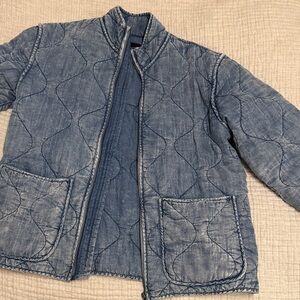 Rails Blue Quilted Jean Jacket
